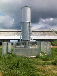 100 Nm3/hr BKE Enclosed Biogas Flare